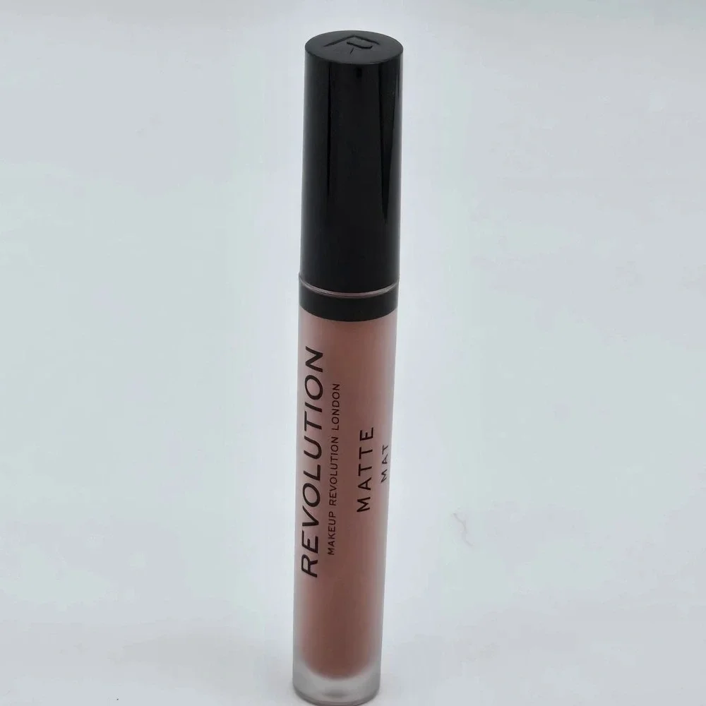Makeup Revolution Matte Liquid Lipstick Featured 109 Nude Pink 0.1 oz 3ml New